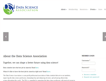 Tablet Screenshot of datascienceassn.org